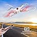 DoDoeleph Syma X56W RC Drone Foldable Quadcopter With HD Wifi Camera and Live Video 4 Channel Headless Mode Altitude Hold One Key Take off Landing UAV White