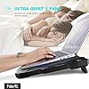 HAVIT-Laptop-Cooling-Fan-Portable-Cooling-Pad-with-5-Quiet-Fans-and-2-USB-Ports-for-Up-to-17-Laptops-F2068-BlackBlue HAVIT Laptop Cooling Fan, Portable Cooling Pad with 5 Quiet Fans and 2 USB Ports, for Up to 17” Laptops, F2068 (Black…