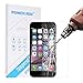Poweradd Apple iPhone 6/6S Tempered Glass Screen Protector with 9H Hardness Scratch Resistant, 2.5D Round Edge and Bubble Free - Transparent Anti-FP