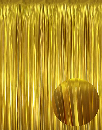 GOER 3.2 ft x 9.8 ft Metallic Tinsel Foil Fringe