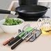 Kitchen Utensil Rest for Counter,Silicone Spoon Rest for Stove Top with Drip Pad,Heat-Resistant, BPA-Free Cooking Accessories Holder for Spatula, Ladles, Tongs,Brush and Other Gadgets(Gray)