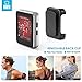 Kingbox Mp3 Player with Bluetooth, Music Player with Clip Supports Full Touch Screen, Built-in Speaker, HiFi Lossless Mp3 Music Players with FM Radio, Voice Recorder (16GB, Up to 128GB)