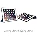 iPad Air 2 Case, CaseCrown Omni Case (Blue) Multi-Angle Viewing Stand & Sleep / Wake