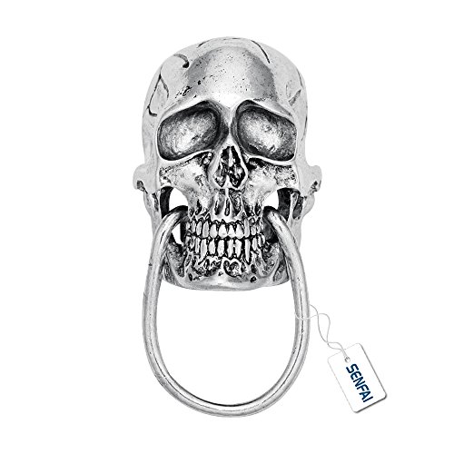 Unique Skull Bite Ring Magnetic Brooch Eyeglass Holder (U)
