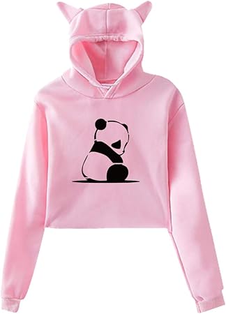 panda hoodie with ears for guys