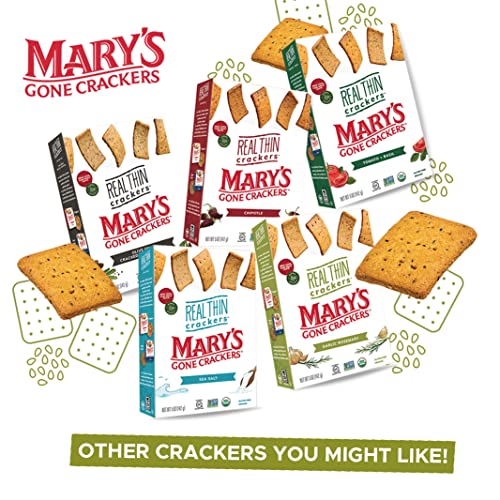 Mary's Gone Crackers Real Thin Crackers, Made with Real Organic Whole