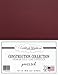 Cardstock Warehouse Foundations 100% Recycled Paver Red Burgundy Cardstock Paper - 25 Sheets 8.5 x 11” 80 lb./215 GSM, Premium Dark Red Card stock for Die-cutting Laser, Inkjet Printing & DIY Projects