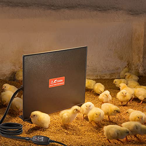 Fiada Chicken Coop Heaters, 100/200W Adjustable Wattage UL Tested