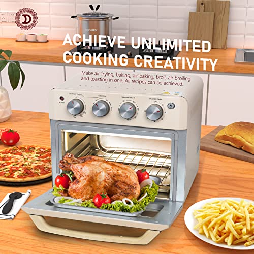 DAWAD Air Fryer Toaster Oven, Compact Small Convection Oven Countertop