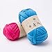 preliked Hand-Knit Woven Thread Thick Basket Blanket Braided DIY Crochet Cloth Fancy Yarn (Grey)