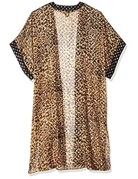 Steve Madden - Kimono para mujer con bolsillo