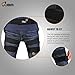 JBM Extra Large 3 Sizes Hip Padded Shorts Adjustable Protective Gear for Multi-Sports Purpose: Snow Skiing, Hockey, Skateboarding, Snowboard, Riding