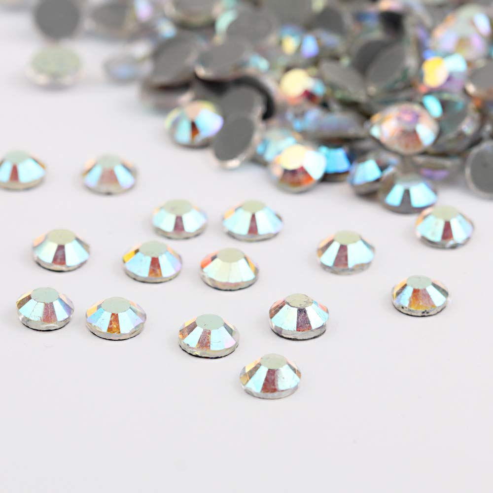 Crystal Hotfix Rhinestone,Machine Cut Stone 1440pcs/pkg (Crystal AB,SS16/4mm)