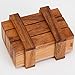 Bits and Pieces-Wooden Magic Money Holder Gift Box Brainteaser-Brainteaser, Fun Money Puzzle Box - Money Holder Box Measures 1-7/8