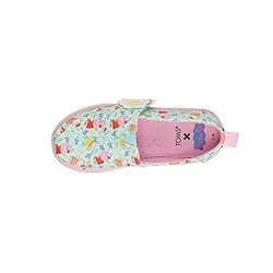 TOMS Kids Girls Peppa X Alpargata Slip On Flats