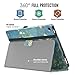 MoKo Case for All-New Amazon Fire HD 10 Tablet (7th Generation, 2017 Release) - Slim Folding Stand Cover with Auto Wake / Sleep for Fire HD 10.1 Inch Tablet, Almond Blossom