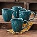Charming 'Antique Style' Farmhouse Lace Mug Set (OCEAN TEAL)