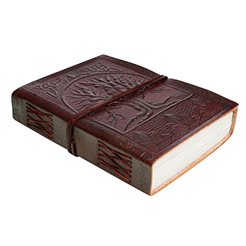Handmadeo artize tree of life leather antique dark brow…