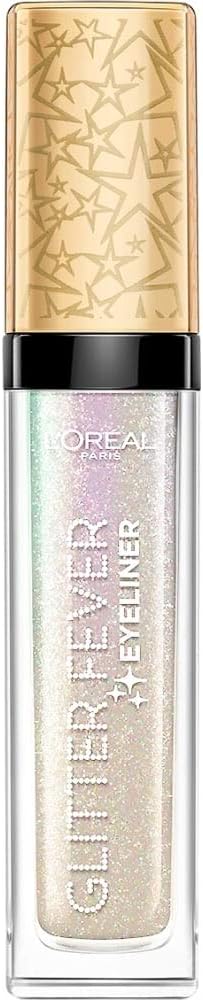 L'Oreal Cosmetics Paris Glitter Liner Xmas 02 Flash Sunset Fever ,White, Blue,Silver,White