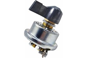 SPJIUQI 12V 50 Amp 3 Position On-Off-On Reversing Levered Rotary Switch Compatible with Cole Hersee 75712-04 75712-04BX 52-800P for Heavy Duty Tarp Winch Motor 12V DC Dump Truck SW710