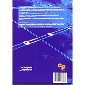 MONTAJE MECANICO E HIDRAULICO INSTALACIONES SOLARES TERMICAS