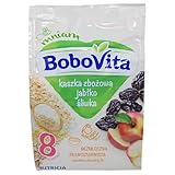 Bobovita 7 Grain Porridge with Apples and Plums for Babies (180g / 6.34 Oz)