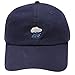 City Hunter C104 Rain Cloud Cotton Baseball Cap 9 Colors (Navy)