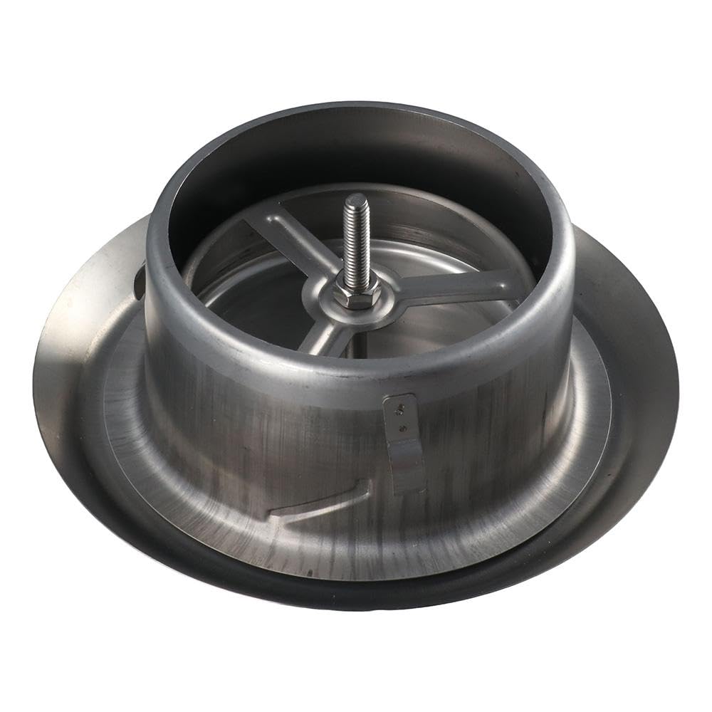 Upluckey Stainless Steel Nozzle Adjustable Jet Nozzle Jet Outlet Fresh Air System Central Air Conditioning Outlet Ceiling Exhaust Outlet