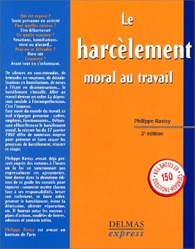 Download Le Harcèlement moral au travail PDF