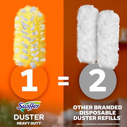 SWIFFER DUSTERS MULTI-SURFACE HEAVY DUTY DUSTER REFILLS, UNSTOPABLES FRESH SCENT, 11 COUNT