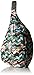 KAVU Original Rope Sling Pack with Adjustable Rope Shoulder Strap, Coastal Blocks