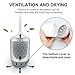 Glendan Toilet Brush and Holder Upgraded Modern Design with Kinsky Strong Bristles,Bathroom Toilet Bowl Cleaner Brush Set Toilet Cleaning Brush Kit (Grey-Flooring)