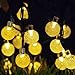 VMANOO Christmas Solar Powered Globe Lights,30 LED (19.7 Feet) Globe Ball Fairy String Light for Outdoor, Xmas Tree, Garden, Patio, Home, Lawn, Holiday,Decor, Waterproof, 2-Pack (Warm White)