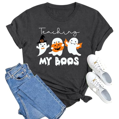 MAIHUN Halloween Teacher Shirt