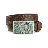 Nocona Women's Cross Buckle Leather Belt - N3423002