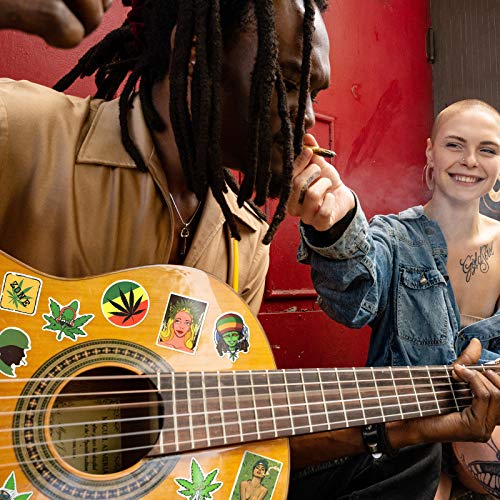 100PCS Green Stickers, Sticker for Water Bottles Laptop Computer Phone Cool Stickers