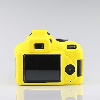 VICKY-HOHO - Carcasa de Silicona para cámara Nikon D3400, Amarillo ...
