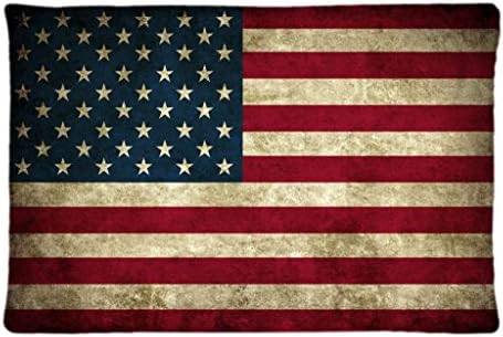 100% Brand New Baseball And American Flag Personality 20 x 30 Inches Zippered Pillow Case An Ideal Gift To Others