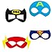 30 Superhero Masks Kids - Super Hero Party Supplies Justice League Birthday Favors (30 Pack Masks)
