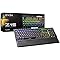 EVGA Z15 RGB Gaming Keyboard, RGB Backlit LED, Hotswappable Mechanical Kaihl Speed Bronze Switches (Clicky), 822-W1-15US-KR