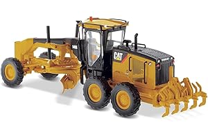 Diecast Masters Scale Caterpillar 140M Motor Grader, Core Classics Series Cat Trucks & Construction Equipment | 1:50 Scale Model Diecast Collectible Model 85236C