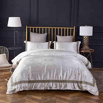 Amazon.com: Chesterch Prevoster Duvet Cover Set Satin