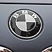 3pcs Black and White 82mm Hood Emblem/74mm Trunk Emblem/45mm Steering Wheel Center Emblem for BMW, Emblems Replacement for BMW X3 X5 X6 3 4 5 6 7 8 series 325i 328i E46 E30 E36 E34 E38 E39 E60 E65 E9