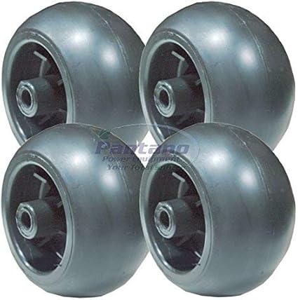 Amazon Com Set Of 4 Mower Deck Wheel Replaces Deere Tcu18744 Gravely 092537 Garden Outdoor