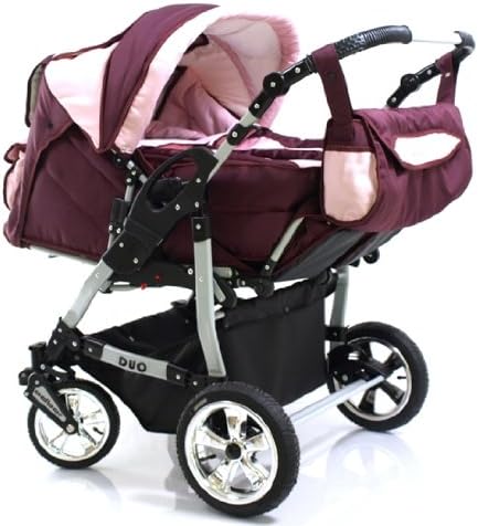 duo stars twin pram