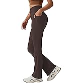 TOPYOGAS Women's Bootcut Yoga Pants High Waist Tummy Control Flare Leggings Workout Bottoms with Pockets