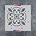 Icarus Tile Stencil - Kitchen Backsplash, Furniture Stencils, Peel and Stick Tile, Floor Stencil, Home Improvement