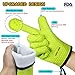 Lefu Mae BBQ Oven Gloves Heat Resistant, Meat Thermometer, Meat Shredder Claw and BBQ Grill Mat (4 in 1) BBQ Grilling Tool Accessory for Indoor Outdoor Cooking with Gift Box