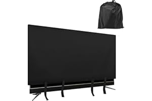 TV Cover for Moving Heavy Duty Felt Screen Protector with Bottom Strap Dust Anti-Scratch TV Screen Protector Covers Fits 70"-