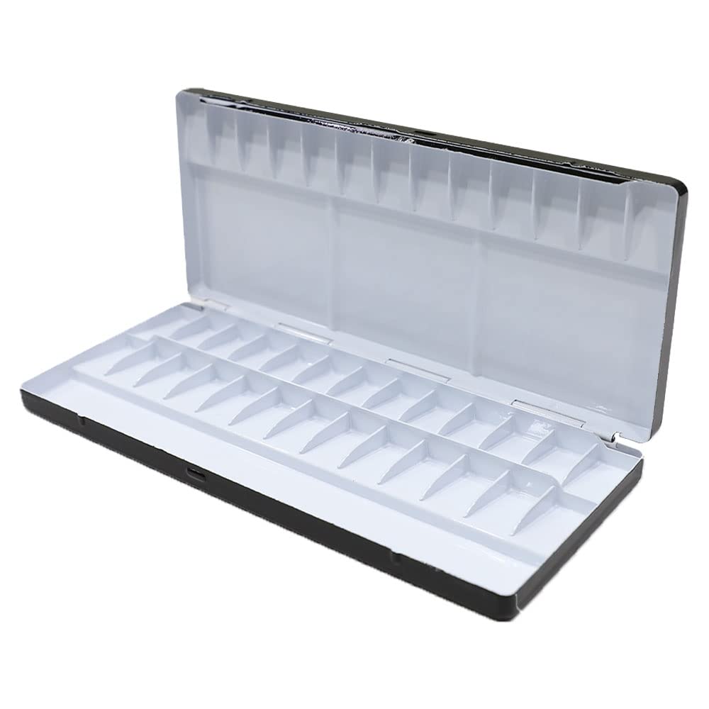 Color Around Aluminum Watercolor Palette (39 Well(8.07"x3.35"x0.71"))